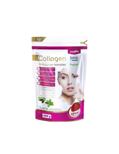 Pudra de colagen  hialuron complex cu capsuni, 400 grame,...