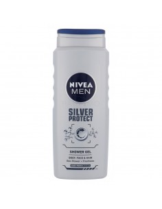 Nivea gel dus creme care silver protect x 500 ml
