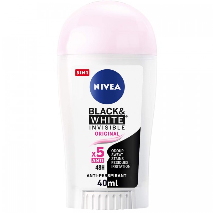 Nivea deo stick black white invisible x 40 ml