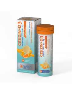 Cesizin  D3, 10 comprimate efervescente, Hyllan