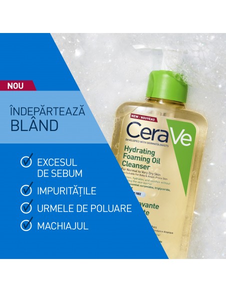 Cerave Ulei De Curătare Spumant Si Hidratant 473 Ml, La Roche-Posay