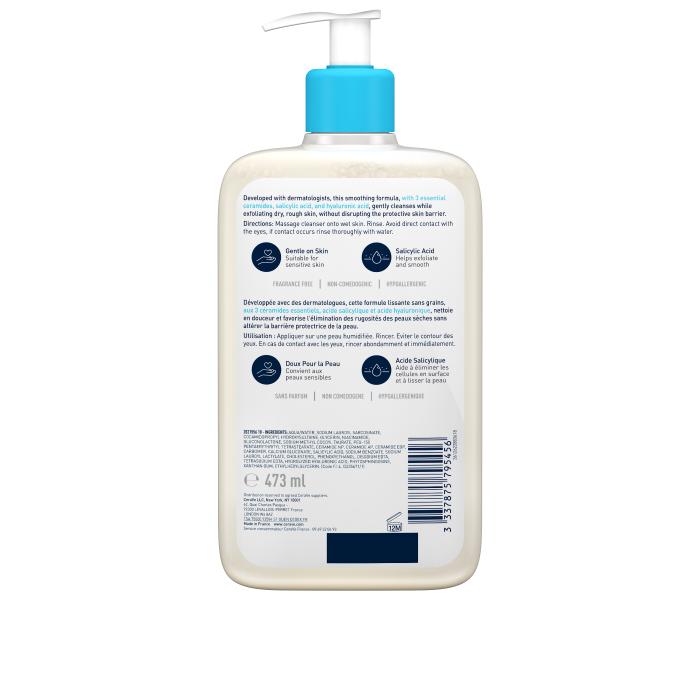 CeraVe SA Smoothing Cleanser – 473 ml