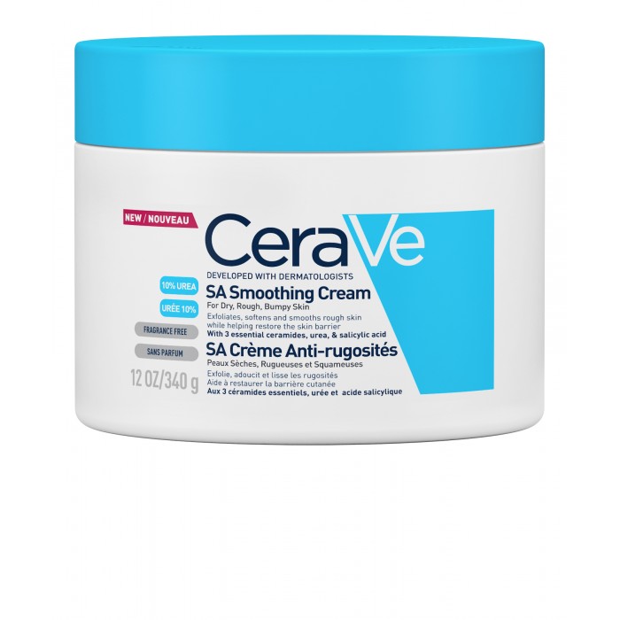 Cerave Sa Cremă Hidratantă Si Exfoliantă Anti-Rugozităti, 340G, La Roche-Posay