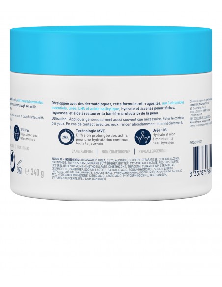 Cerave Sa Cremă Hidratantă Si Exfoliantă Anti-Rugozităti, 340G, La Roche-Posay