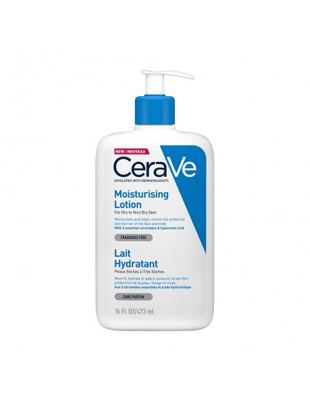 Cerave Lotiune Hidratantă Pentru Fată Si Corp, Piele Uscată Si Foarte Uscată  473 Ml, La Roche-Posay