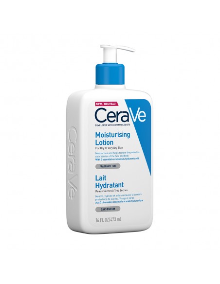 Cerave Lotiune Hidratantă Pentru Fată Si Corp, Piele Uscată Si Foarte Uscată  473 Ml, La Roche-Posay