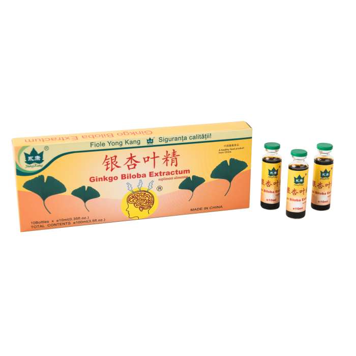 Ginkgo Biloba x 10 fiole