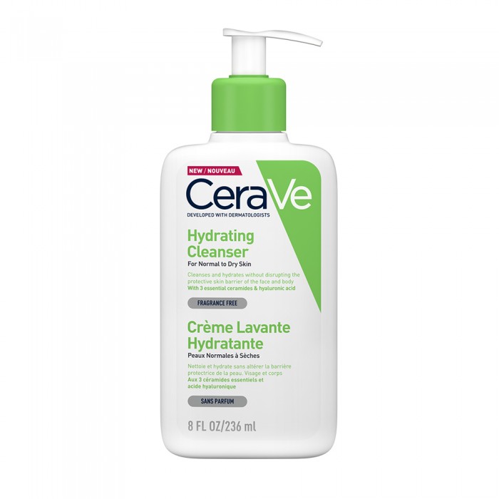 Cerave Gel De Spălare Hidratant Piele Normal-Uscată, 236 Ml, La Roche-Posay