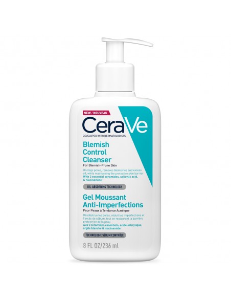 Cerave Gel De Curătare Spumant Anti-Imperfectiuni, Ten Cu Tendintă Acneică 236 Ml , La Roche-Posay