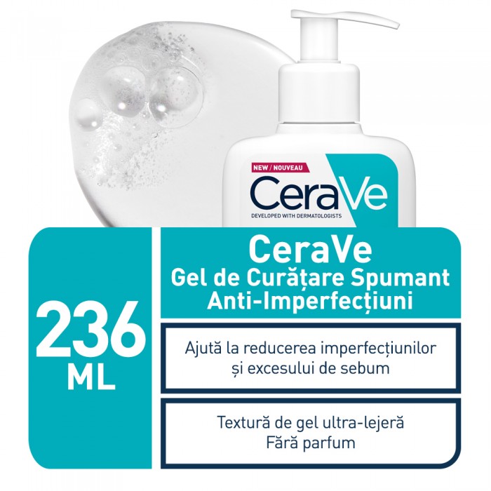 Cerave Gel De Curătare Spumant...