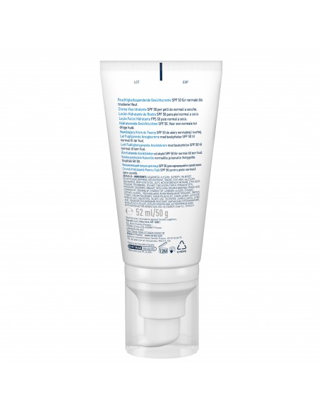Cerave Crema Hidratanta Pentru Fata A.M. Spf 50, Ten Normal-Uscat, 52 ml, LA ROCHE-POSAY LABORAT FRANCE