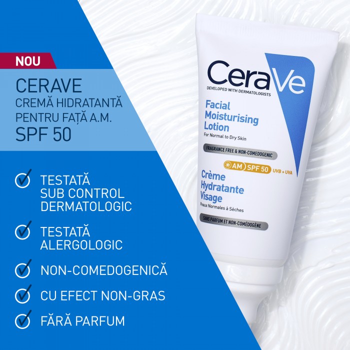 Cerave Crema Hidratanta Pentru Fata A.M. Spf...