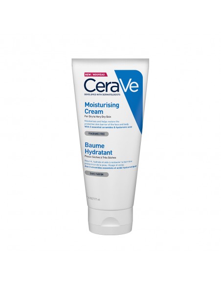Cerave Cremă Hidratantă Pentru Fată Si Corp, Piele Uscată Si Foarte Uscată 177 Ml, La Roche-Posay