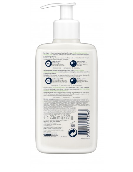 Cerave Cremă De Curătare Spumantă Si Hidratantă 236 Ml, La Roche-Posay