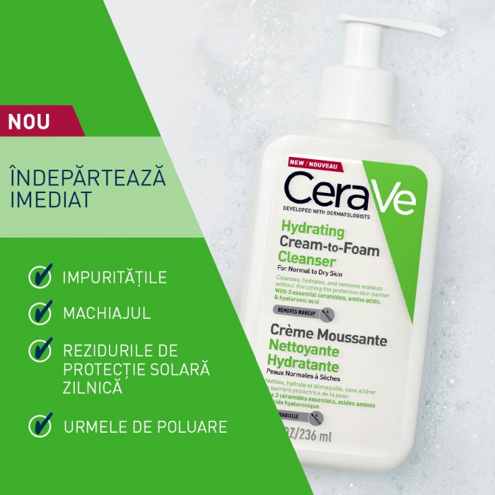 Cerave Cremă De Curătare Spumantă Si Hidratantă...