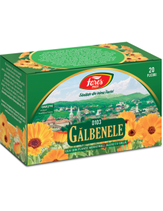 Ceai de galbenele, 20 plicuri, Fares