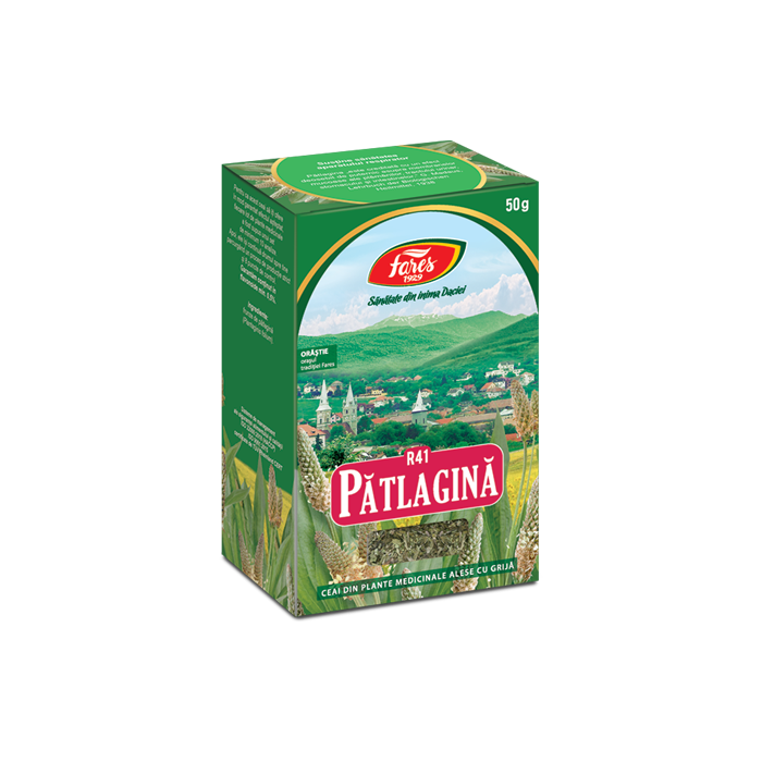 Ceai Patlagina Frunze, 50g, Fares