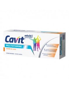 Cavit Adulți – multivitamine aromă de caise, 20...