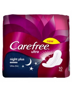 Carefree ultra night x 10 buc