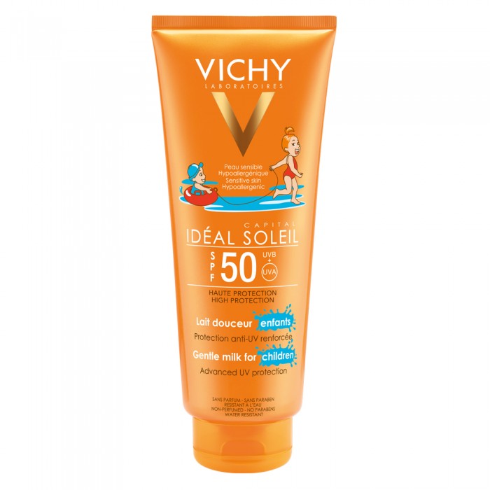 Capital Soleil Lapte Cu Protectie Solară Spf 50, Fată Si Corp, Pentru Copii, 300 Ml, Vichy