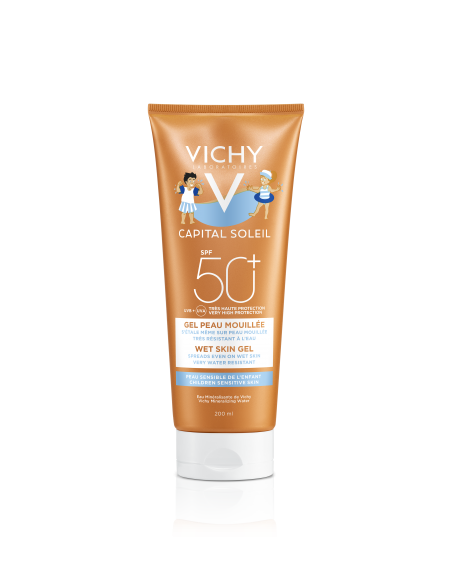Capital Soleil Gel Pentru Copii, Rezistent La Apă Spf50, 200Ml, Vichy
