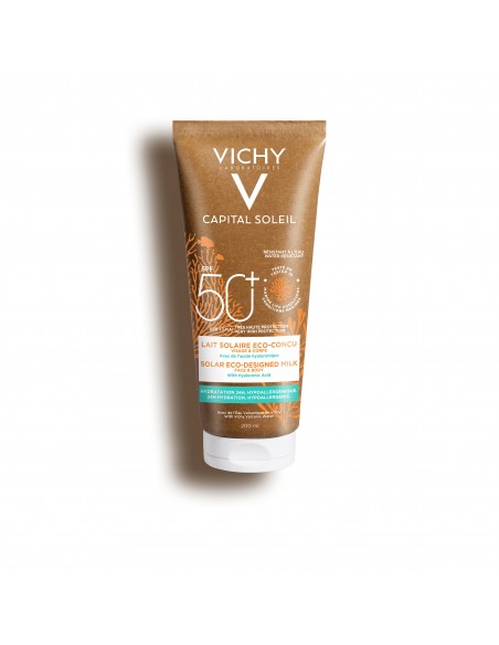 Capital Soleil Eco-Milk Lapte Pentru Protectie Solară Spf 50, Pentru Fată Si Corp, 200 Ml, Vichy