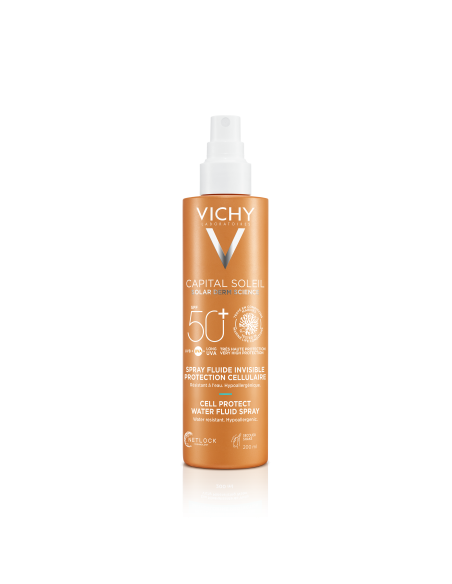 Capital Soleil Cell Protect Spray Fluid Invizibil Spf50 200Ml, Vichy