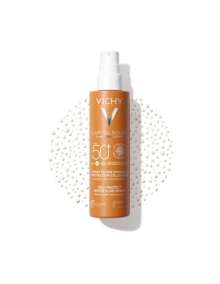 Capital Soleil Cell Protect Spray Fluid Invizibil Cu Protectie Solară Spf 30, Pentru Fată Si Corp, 200 Ml, Vichy