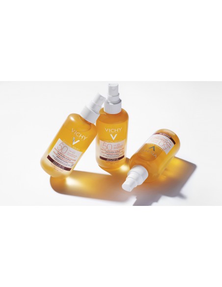 Capital Soleil Apă Cu Protectie Solară Spf 50, Pentru Bronz De Durată, Fată Si Corp, 200 Ml, Vichy