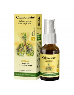 Calmotusin Spray cu propolis și mentă fără alcool, 20 ml...