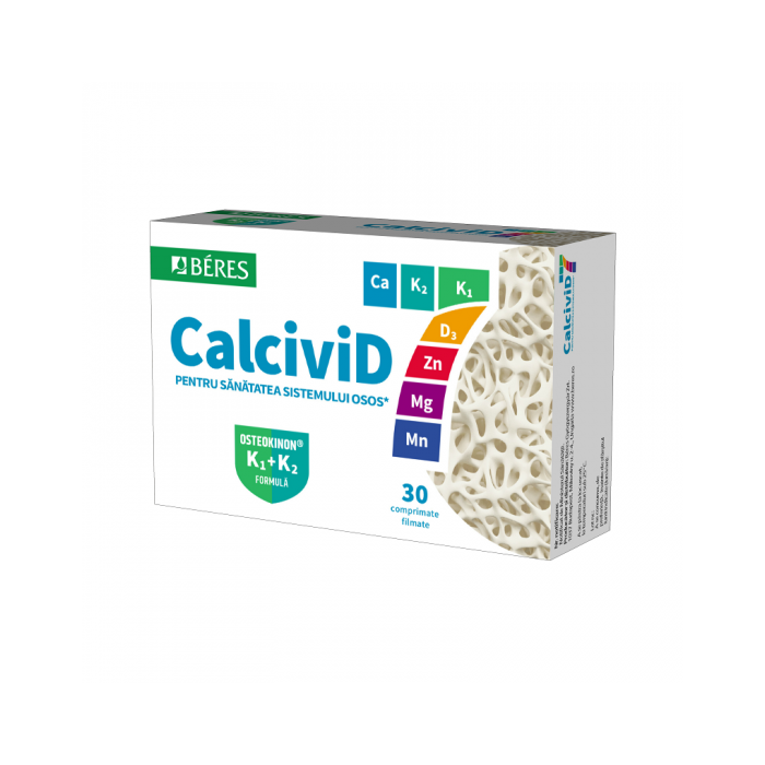 Calcivid 7, 30 de comprimate filmate, Beres