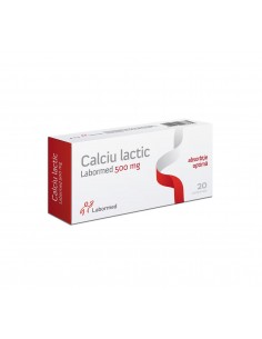 Calciu lactic labormed 500mg x 20cp