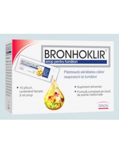 Bronhoklir Sirop pentru fumători, 15 plicuri