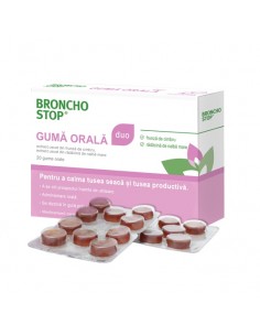 Guma orala Bronchostop, 20 de gume, Kwizda Pharma