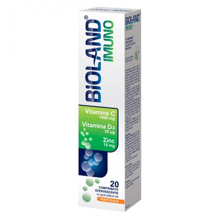 Bioland Vitamina C1000mgD3 25mcgZn 15mg x 20 cpr. eff.