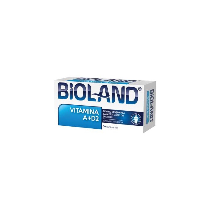 Bioland Vitamina A  D2 x 30 capsule, Biofarm
