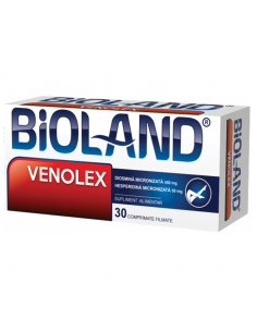 Bioland Venolex, 30 comprimate filmate, Biofarm