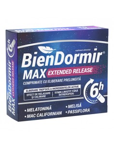 Bien dormir max extended release, 30 comprimate, Fiterman