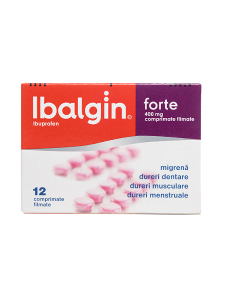 Ibalgin Forte 400mg x12cpr filmate, Sanofi Romania S.R.L. - Romania