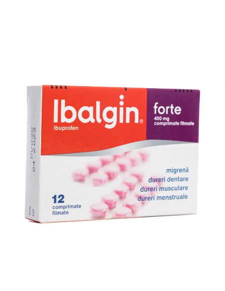 Ibalgin Forte 400mg x12cpr filmate, Sanofi Romania S.R.L. - Romania