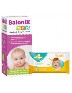 Balonix Med emulsie, 50 de mililitri  Servetele umede...