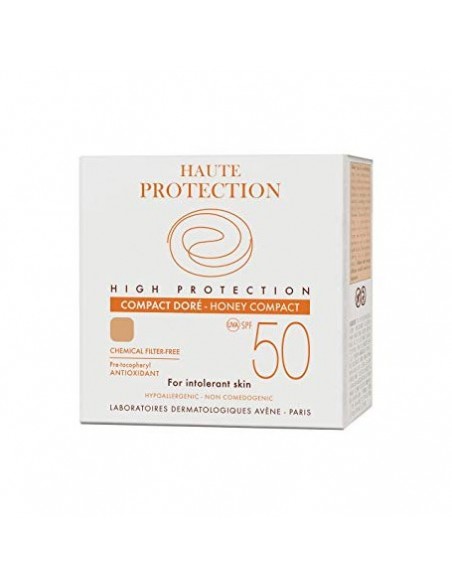 Avène High Protection Compact SPF 50 – nuanța Honey (Doré) 10 g