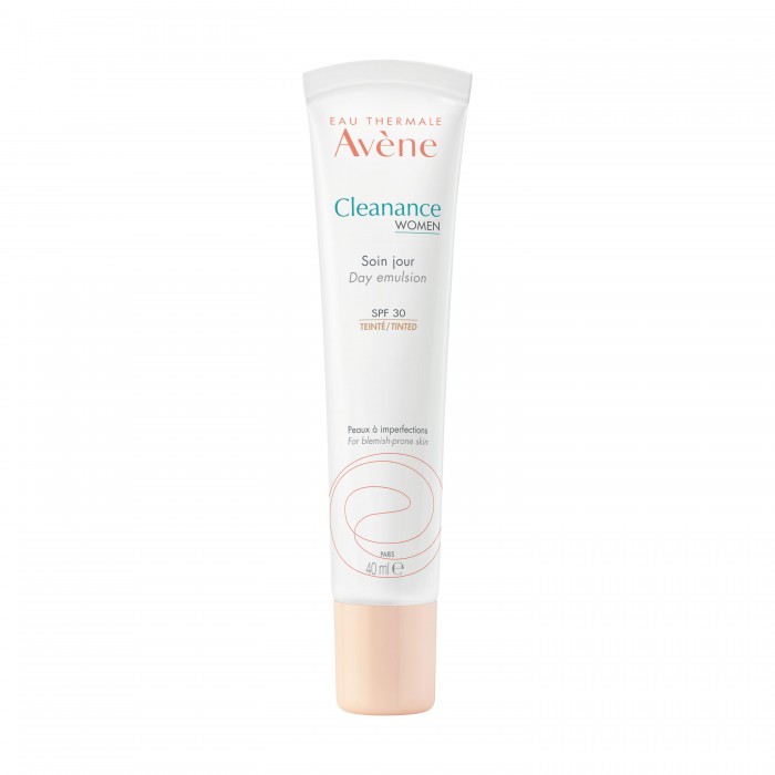 Avene Cleanance women emulsie de zi nuantatoare SPF 30, 40 ml, Pierre Fabre
