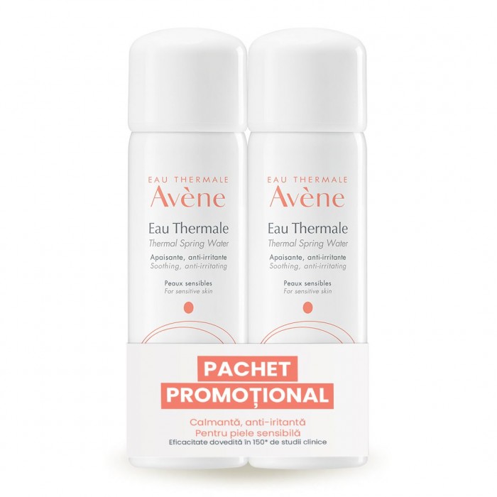 Pachet promotional 1+1 Avene apa termala spray, 50ml, LAB. PIERRE FABRE FRANTA