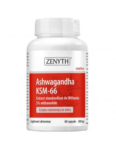 Ashwagandha KSM-66, 60 capsule, Zenyth