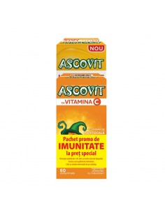 Pachet sirop Ascovit Imunitate, 150 ml  Ascovit 100mg,...