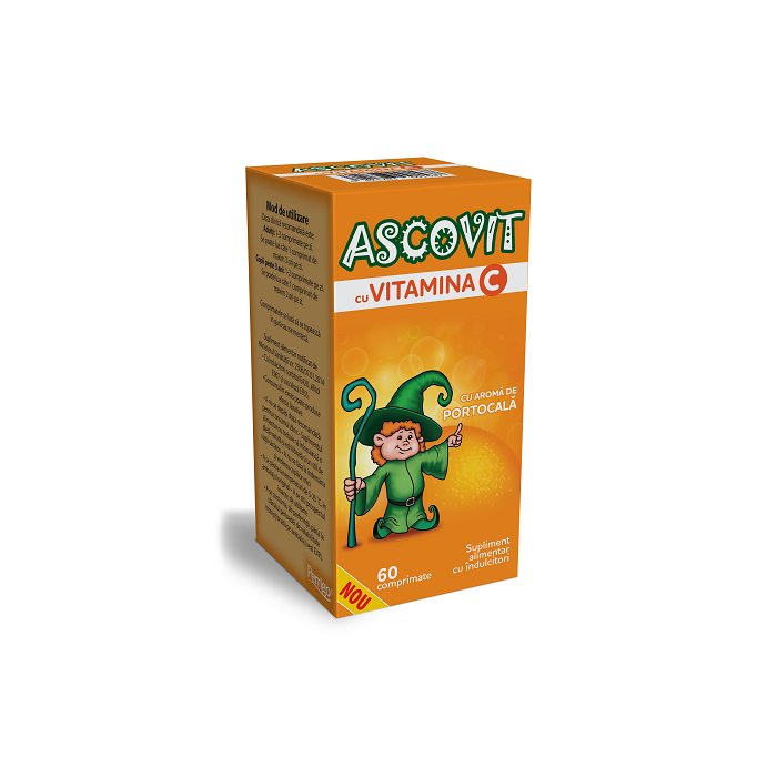 Ascovit 100mg x 60 cpr orange