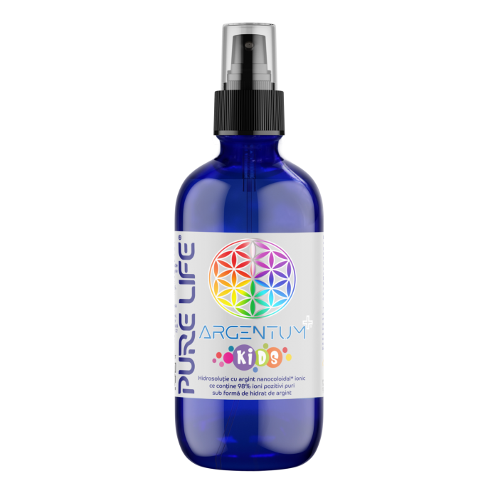 Argentum argint coloidal ionic kids 15ppm, 120ml, Pure Life