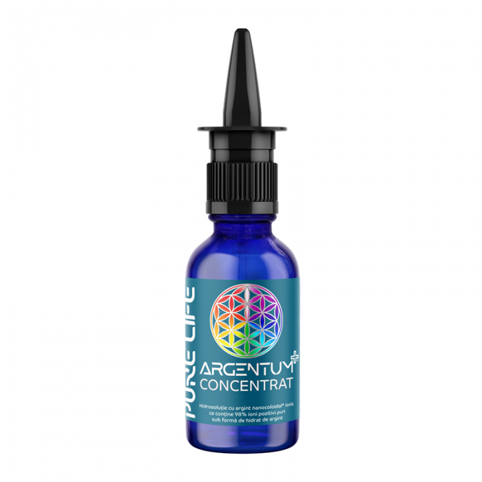 Argentum argint coloidal ionic Concentrat 35ppm, 30ml, Pure Life