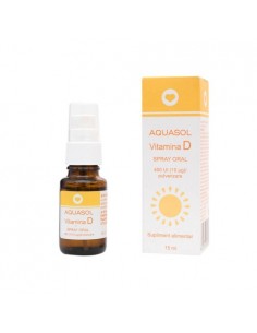 Aquasol vitamina D3 oral spray x 15 ml